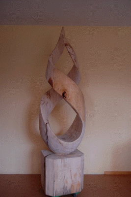 Skulptur Linde unbehandelt 